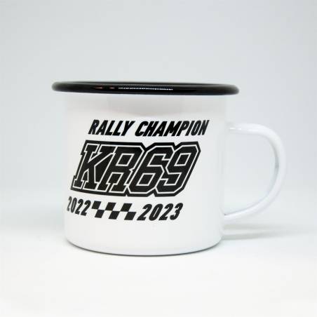 White KR69 Enamel mug